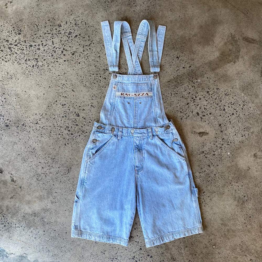 Ragazza Removable Bib Denim Short Overalls/Shorts