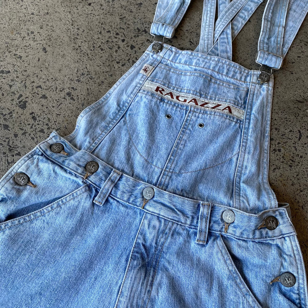 Ragazza Removable Bib Denim Short Overalls/Shorts