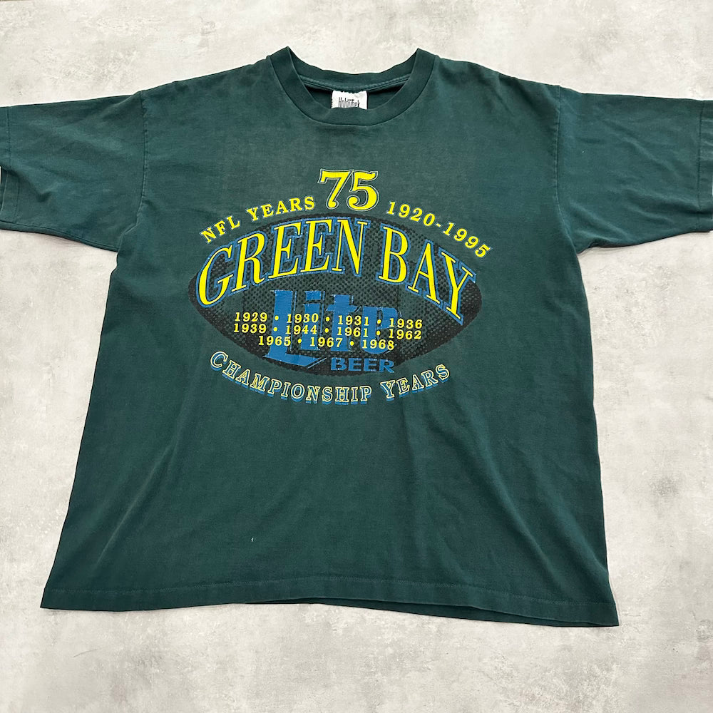 Green Bay Packers NFL Championship T shirt Sourced Vintage