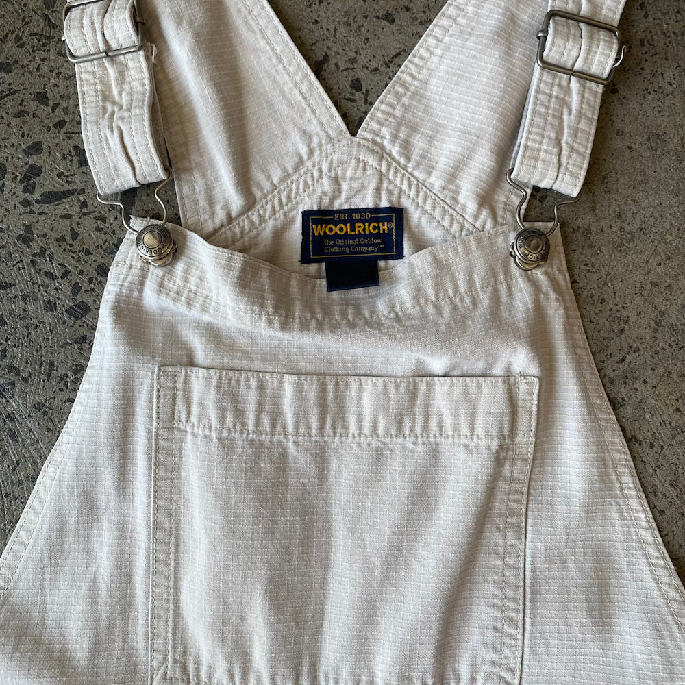 Woolrich Waffle Beige Short Overalls