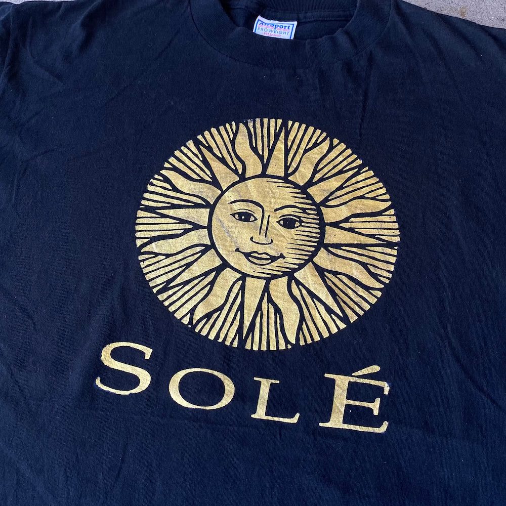 SOLÈ Vintage Metallic Gold T-shirt