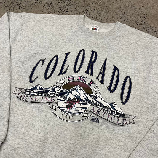 Colorado Ski 1993 Vintage Sweater