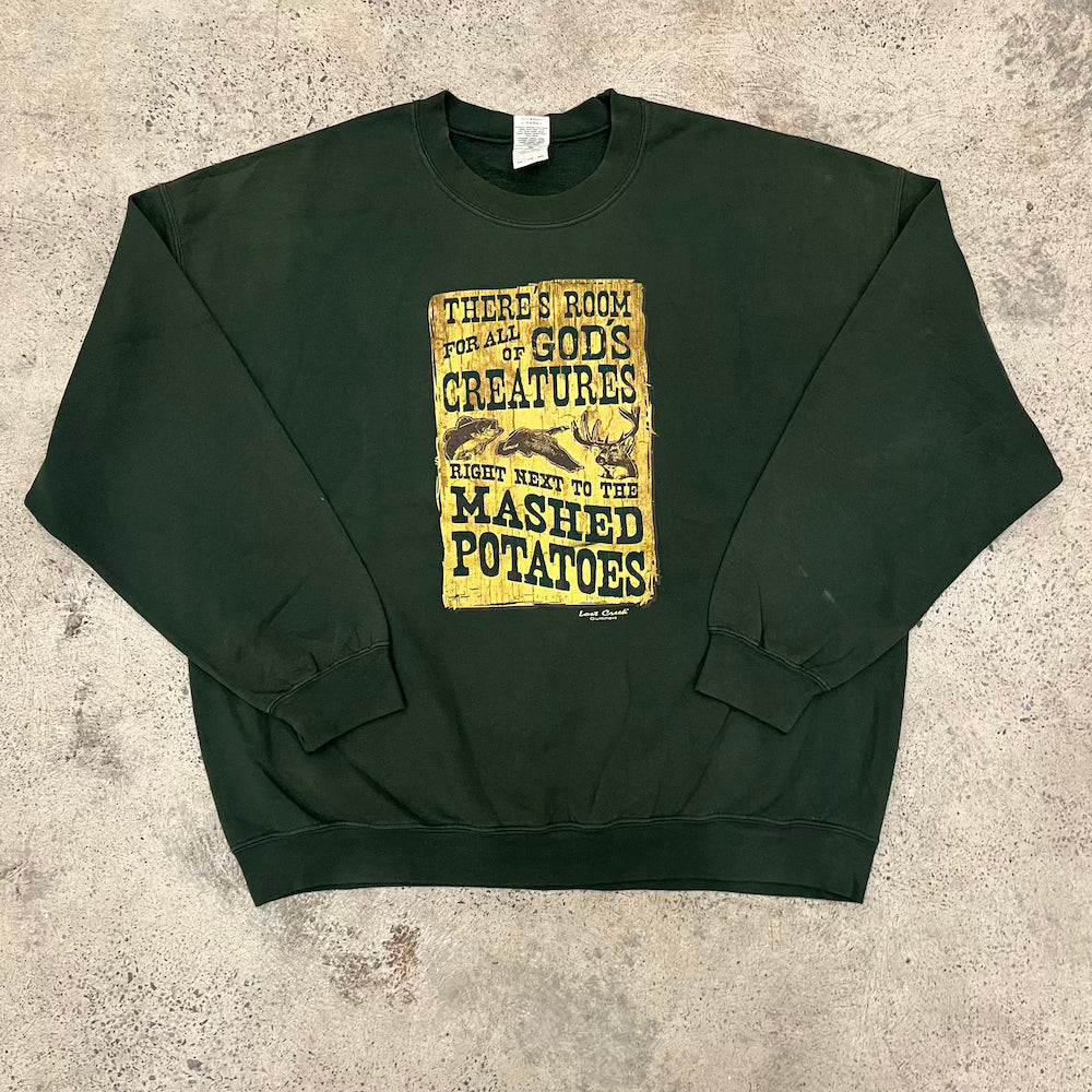 Gods Creatures & Mashed Potatoes Vintage SWeater