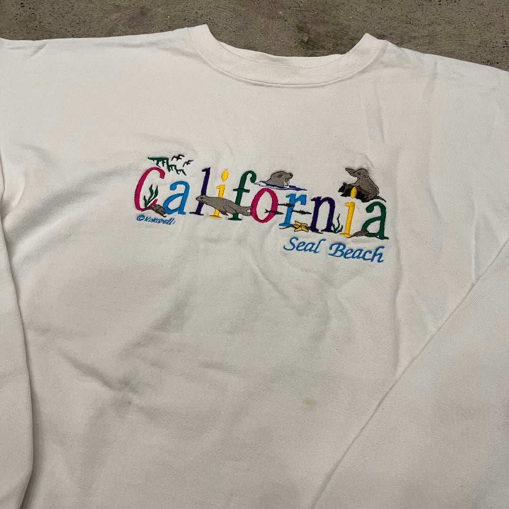 Seal Beach California Vintage Sweater