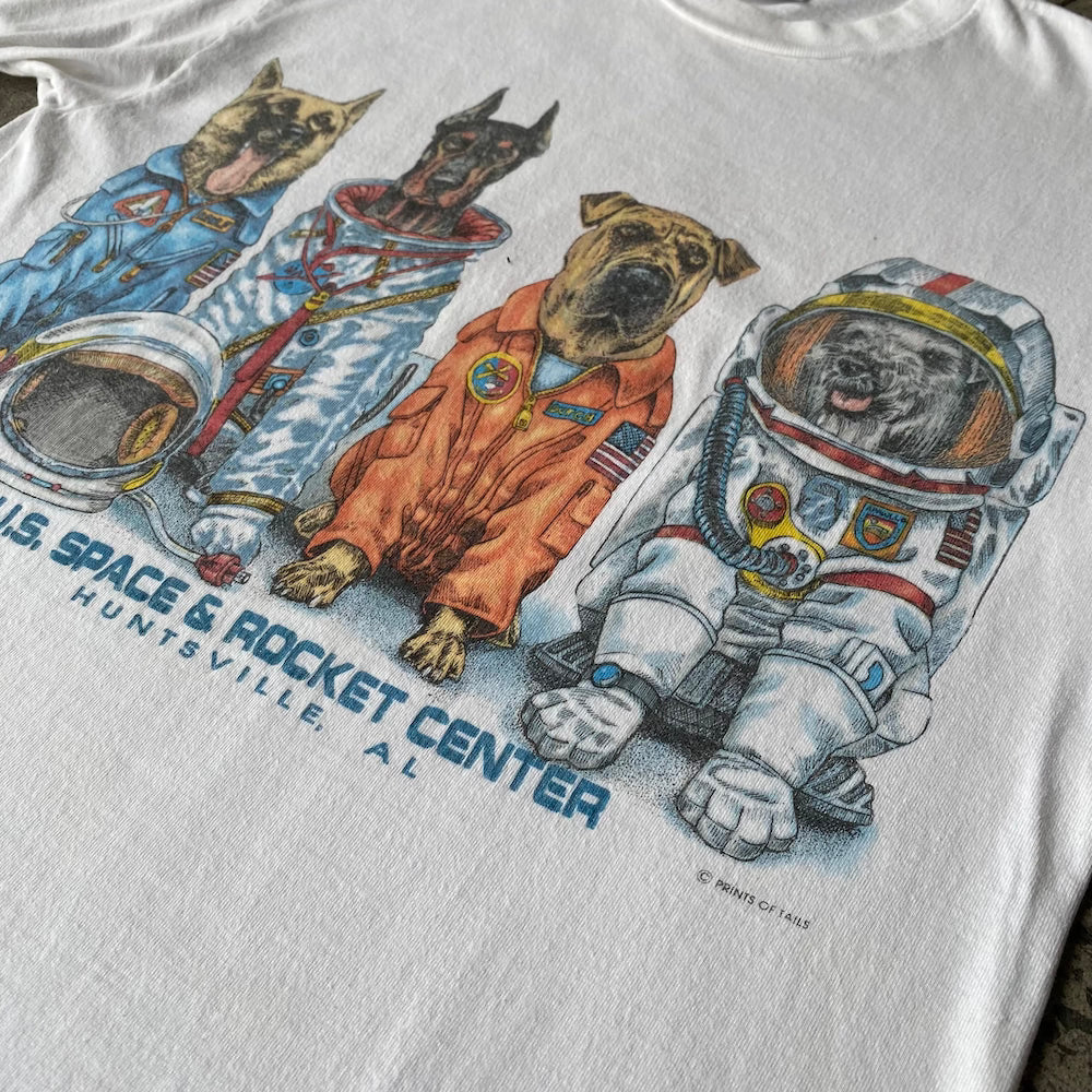 Dogs U.S Space & Rocket Center Vintage T-shirt