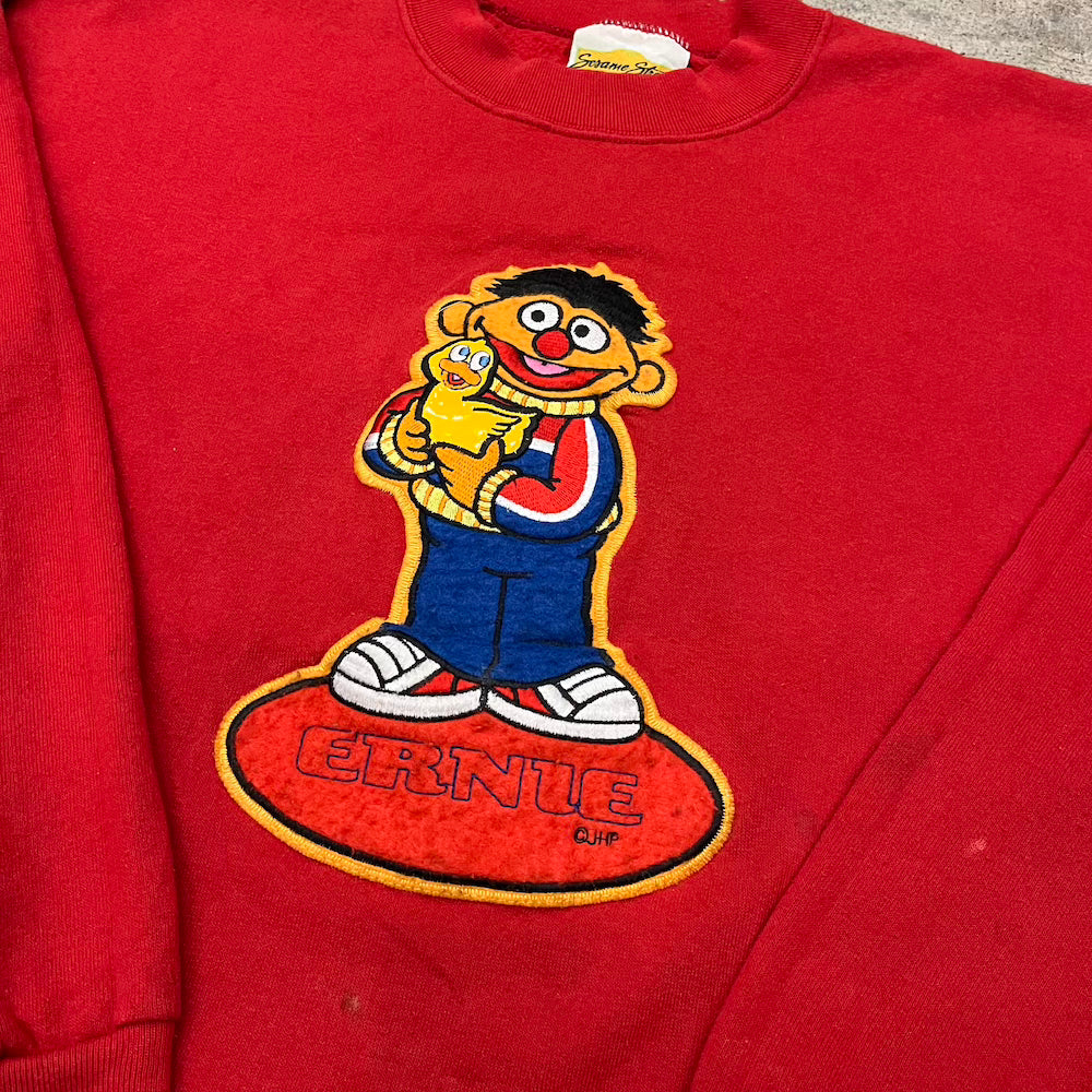 Ernie Sesame Street Rubber Ducky Vintage Sweater