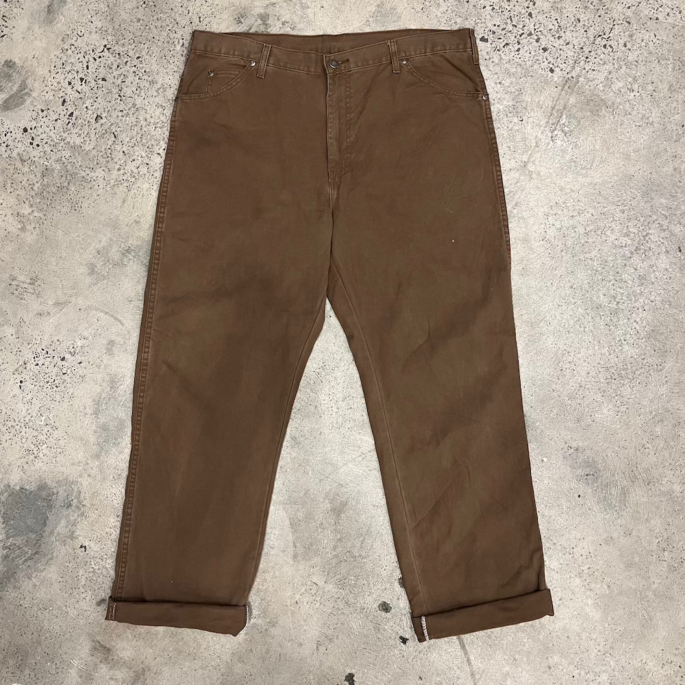 Dickies Brown Vintage Workwear Pants Size 38