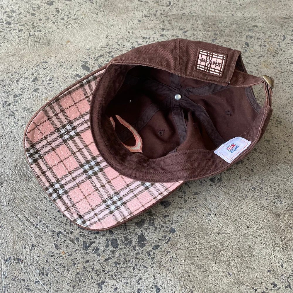 Chicago Bears Brown & Pink Gingham Cap