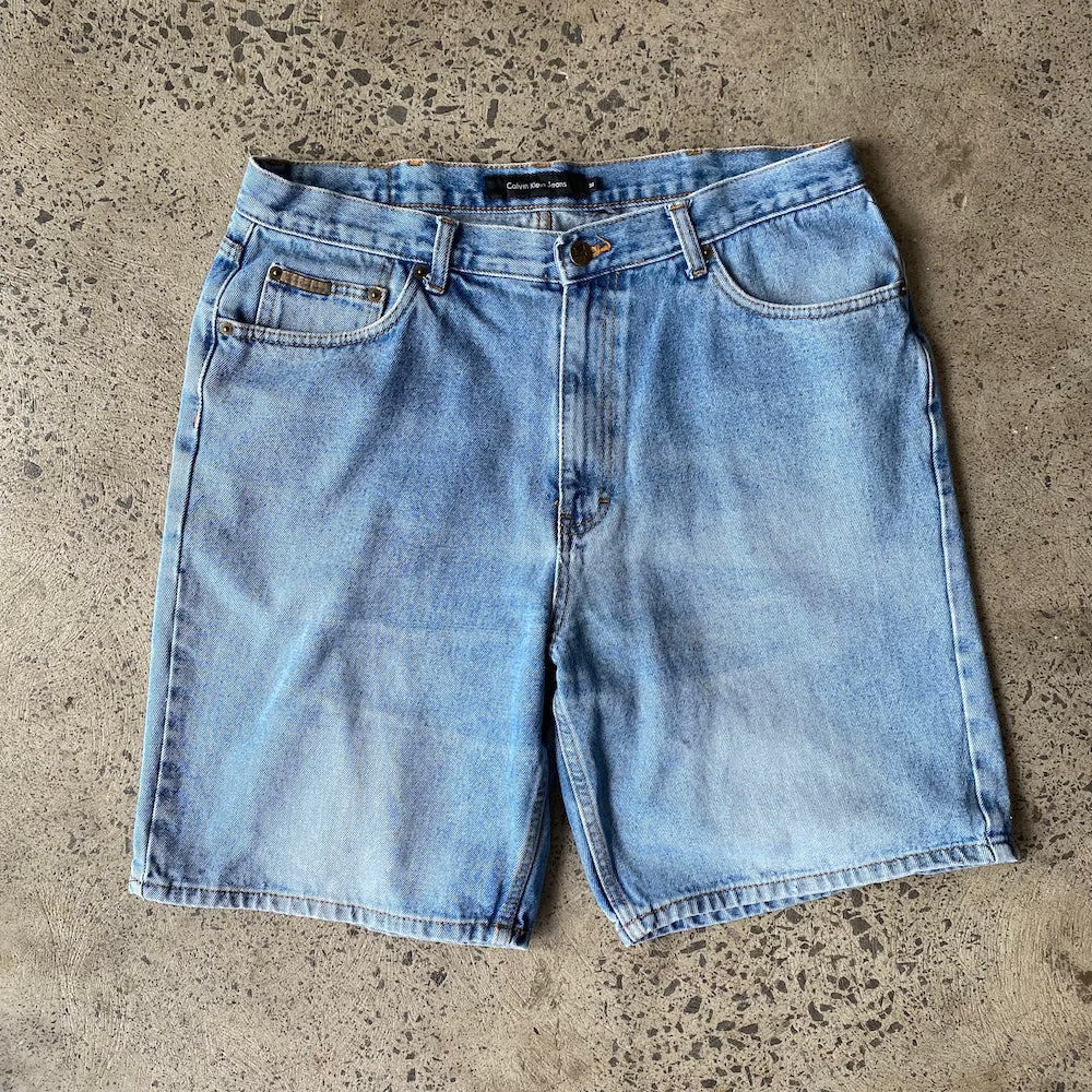 Calvin Klein 36" Denim Shorts Jorts