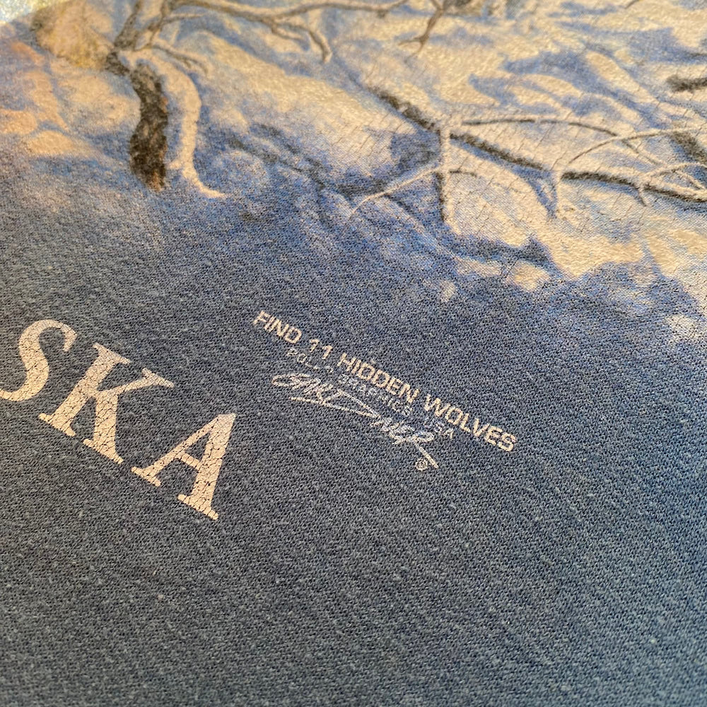 Alaska Vintage Wolf Sweater