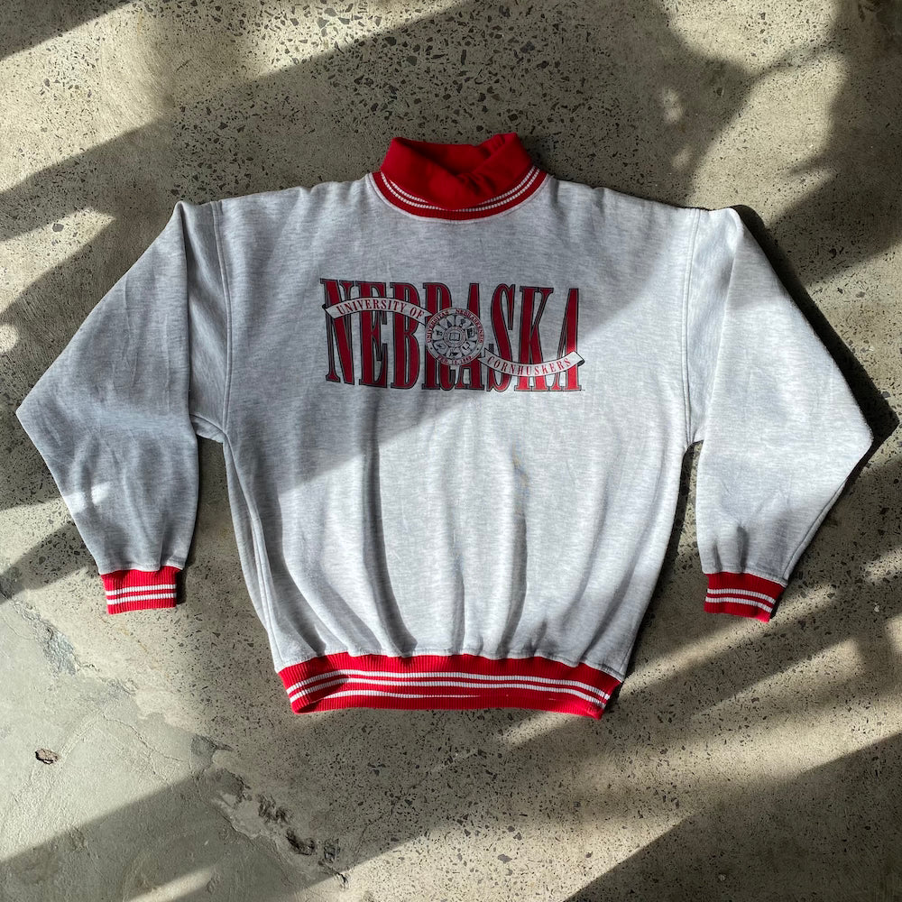 University of Nebraska Vintage Turtle Neck Vintage Sweater