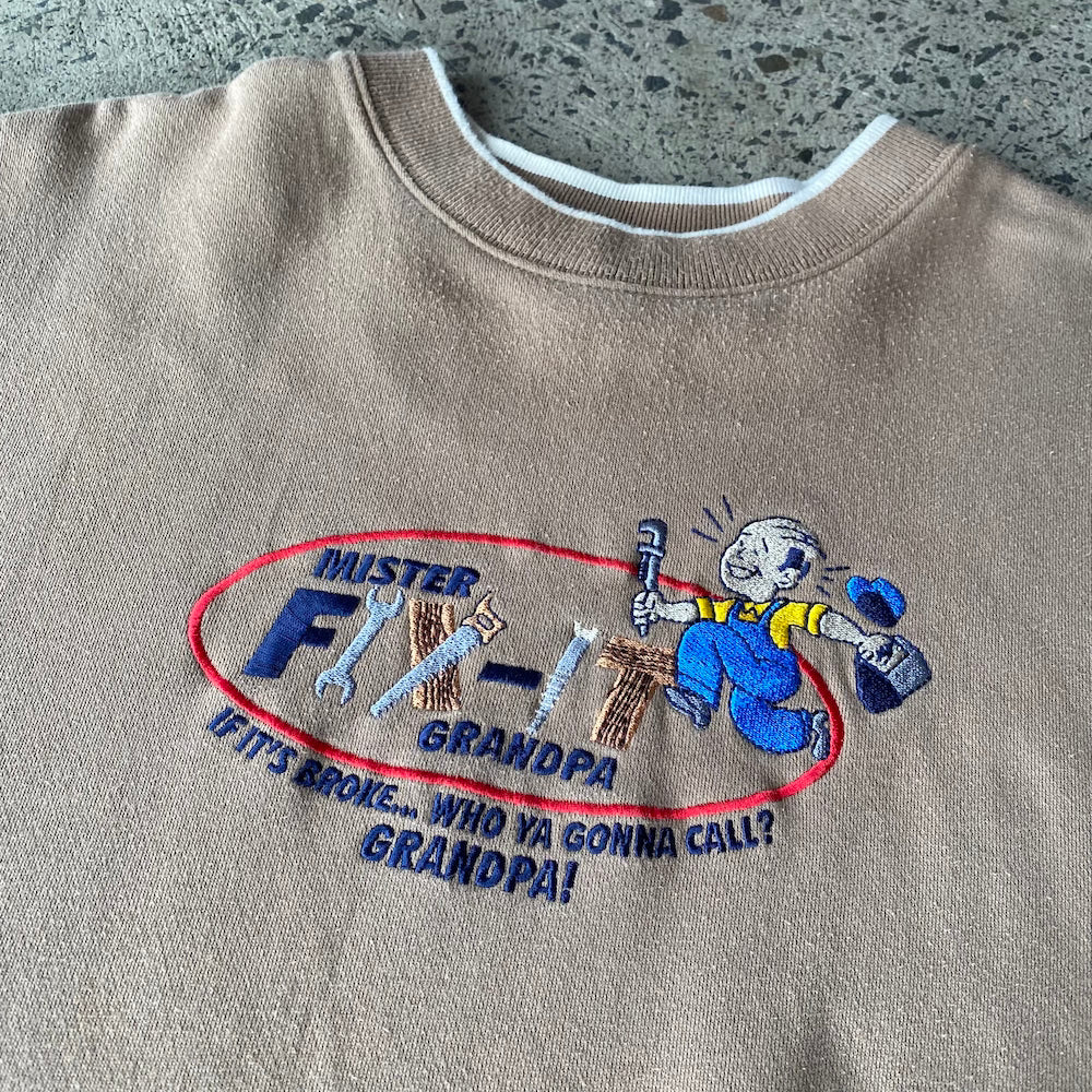 Mister Fix-it Grandpa Vintage Sweater