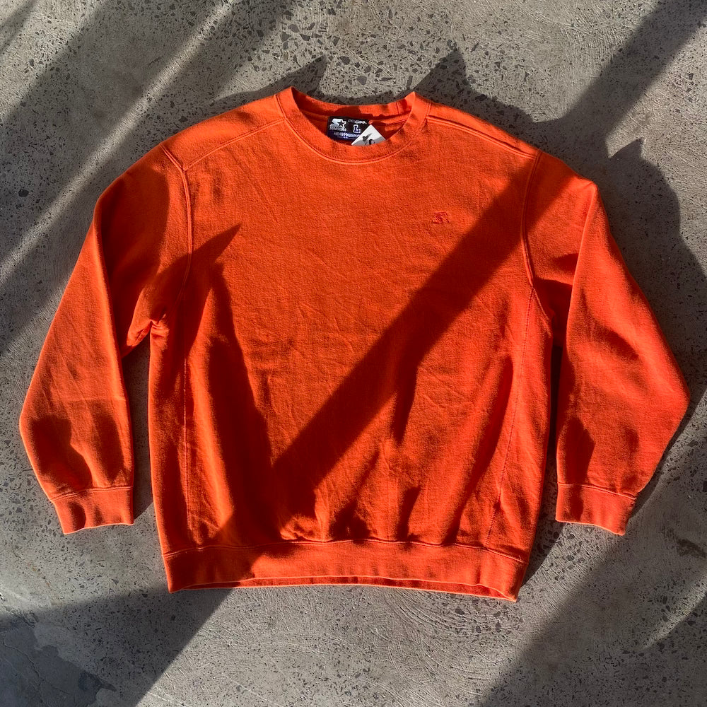 Orange Starter Vintage Sweater