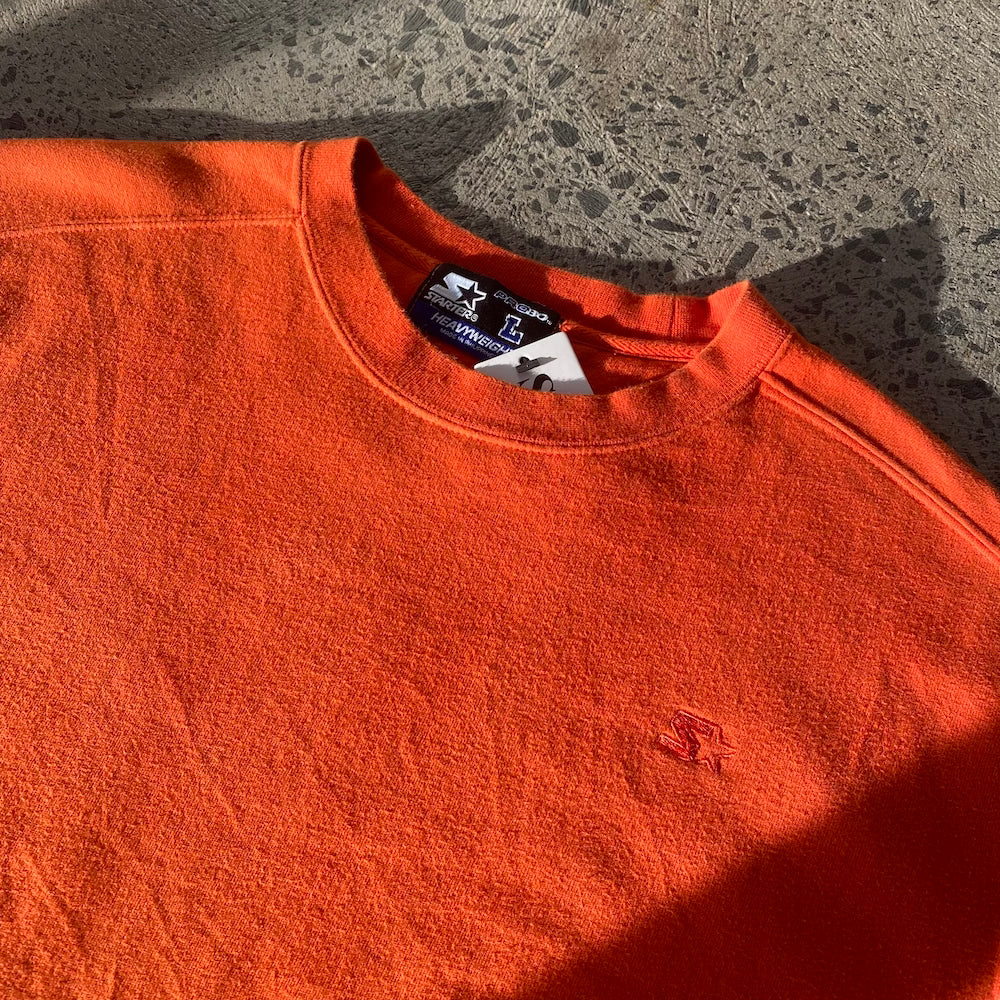 Orange Starter Vintage Sweater