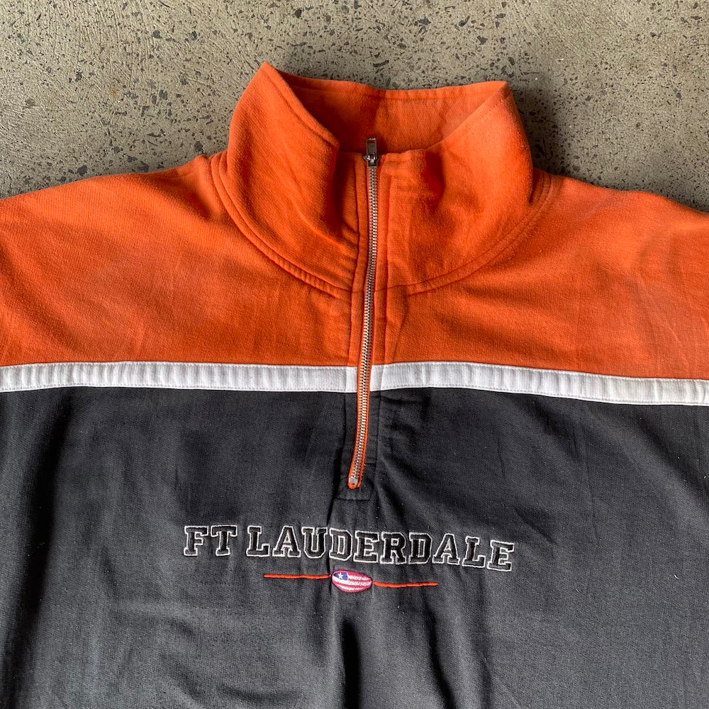 Ft. Lauderdale Vintage Quarter Zip Sweater