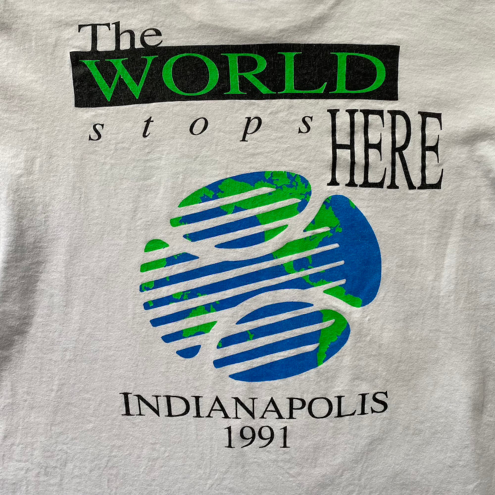 GTE World Tour Indianapolis 1991 Tennis Vintage T-shirt