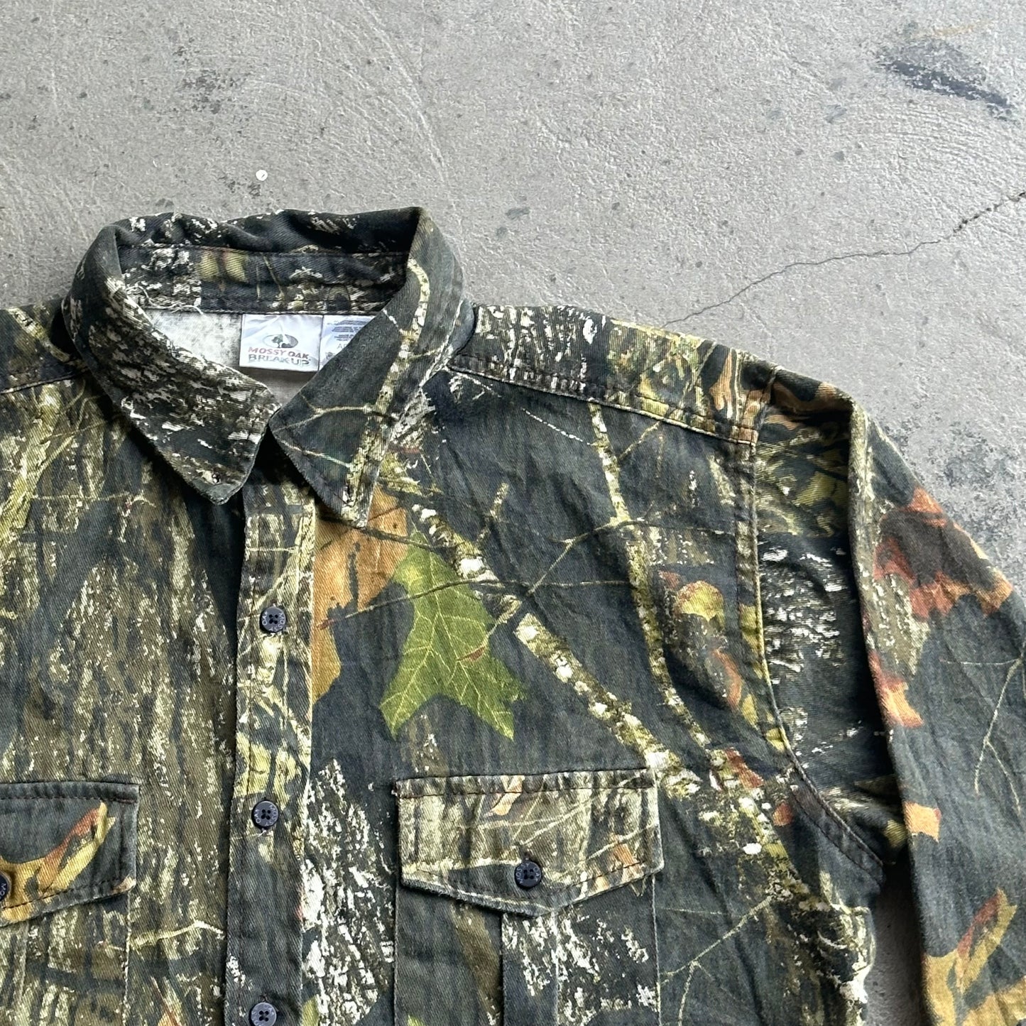 Mossy Oak Camo Long Sleeve Button Up