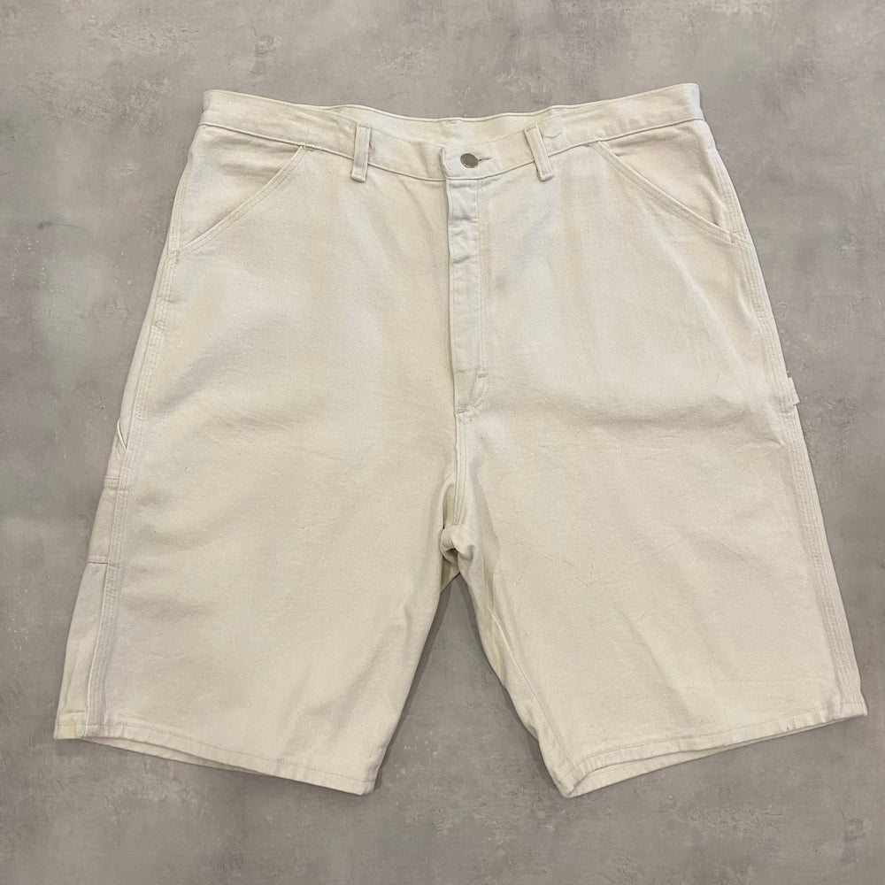 White 38" Wrangler Jorts