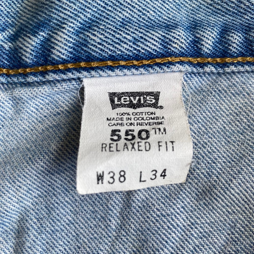 Levi's Light Wash Blue Jeans 38W 34L