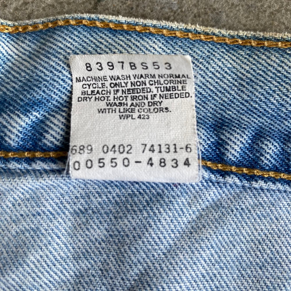 Levi's Light Wash Blue Jeans 38W 34L