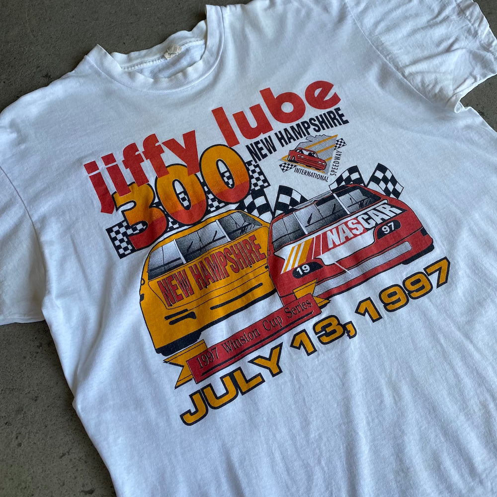 1997 Winston Cup Series Jiffy Lube 300 New Hampshire Vintage Nascar T-Shirt