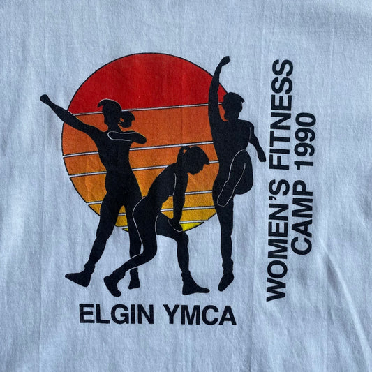 1990 Women's Fitness Camp - Elgin YMCA Vintage T-Shirt