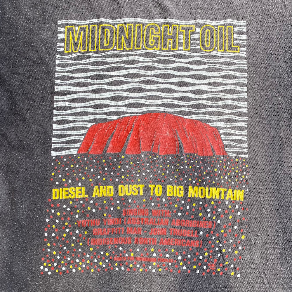 Midnight Oil 1988 Tour Vintage T-Shirt