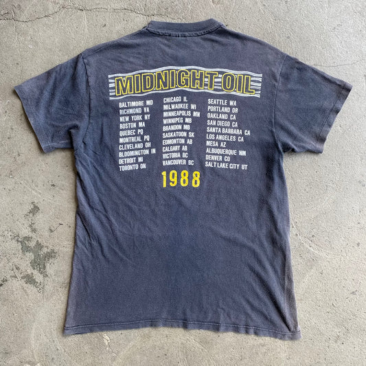 Midnight Oil 1988 Tour Vintage T-Shirt