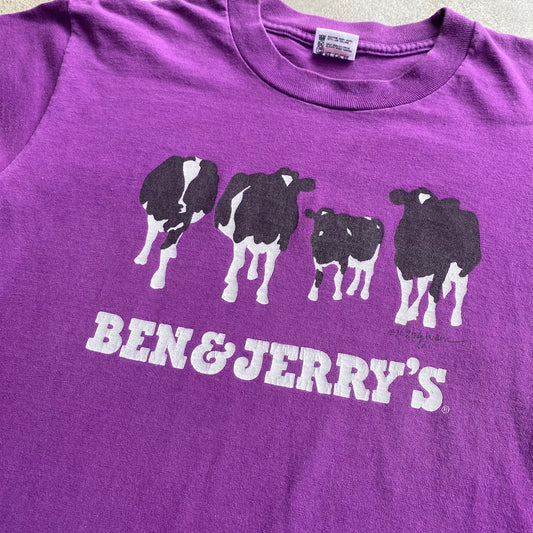 Ben & Jerry's Woody Jackson Cows 1992 Vintage T-Shirt