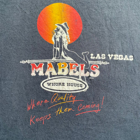 Mabels Whore House Las Vegas Vintage T-Shirt