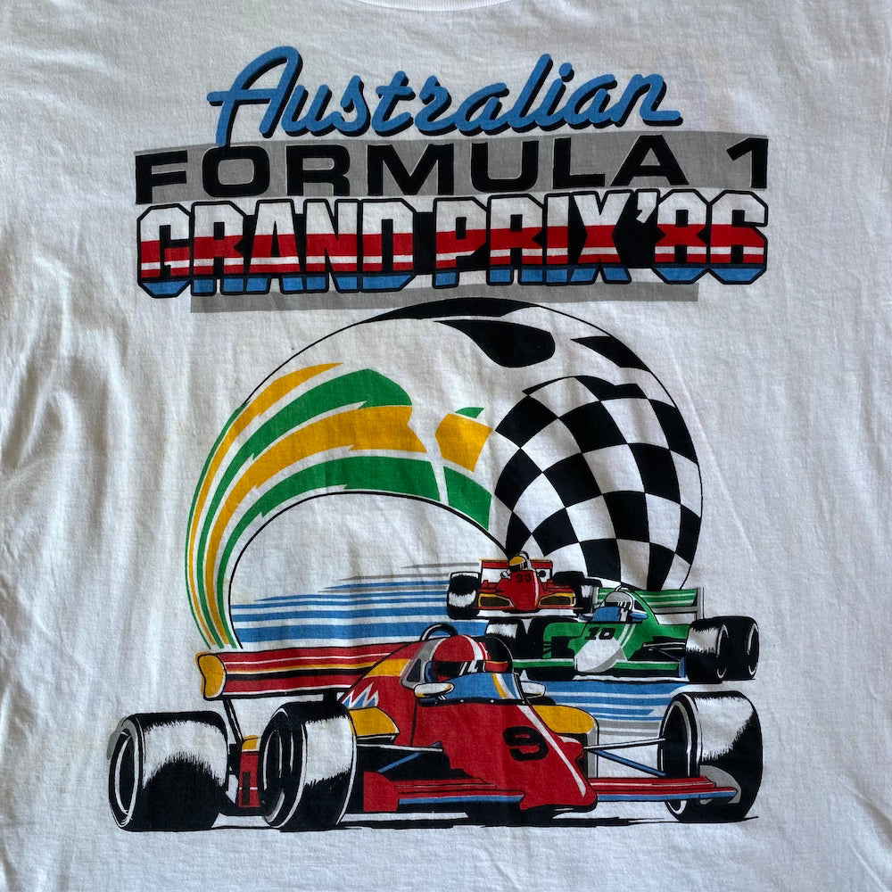 1986 Australian Formula 1 Grand Prix Vintage T-Shirt