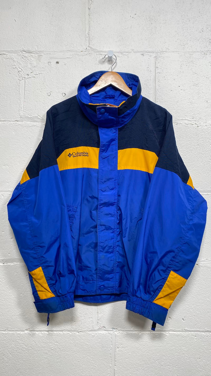 Columbia Bugaboo Blue Yellow Vintage Jacket Sourced Vintage