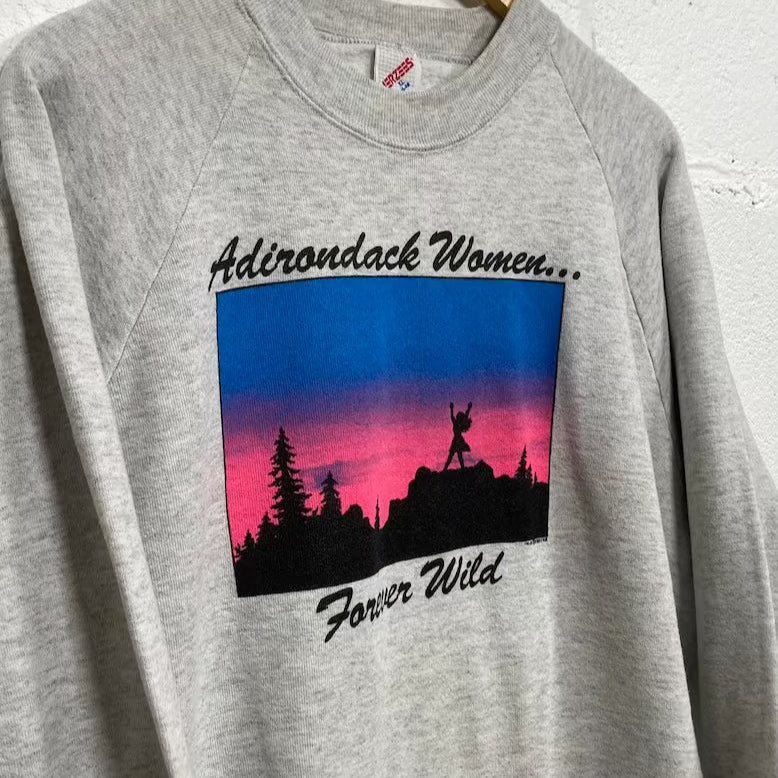 "Adirondack Women.. Forever Wild" 1991 Vintage Sweater