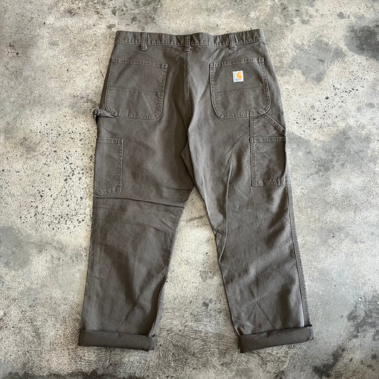 Vintage Dark Green Carhartt Carpenter Pants Size 38