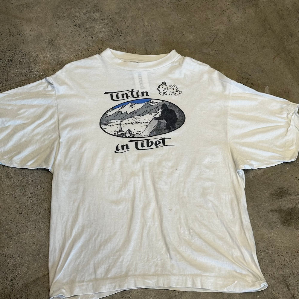 Vintage Tintin in Tibet T-shirt