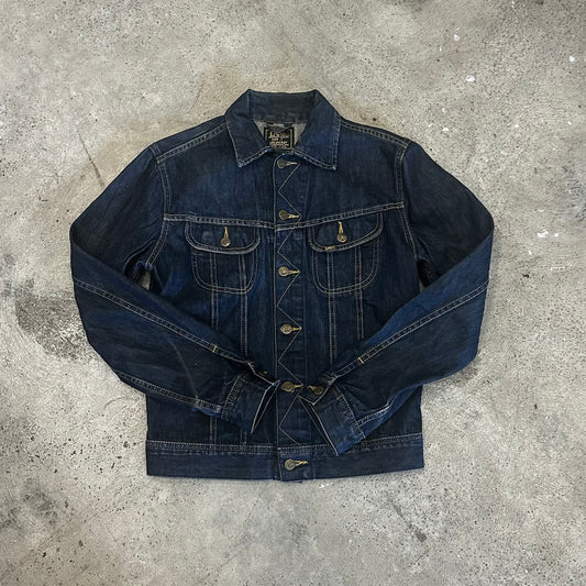 Vintage Lee Dark Denim Jacket - Small