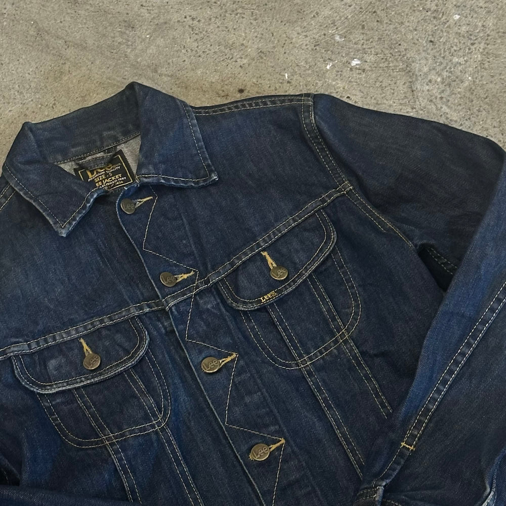 Vintage Lee Dark Denim Jacket - Small