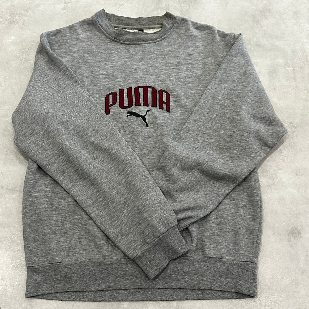 Vintage Grey Puma Jumper