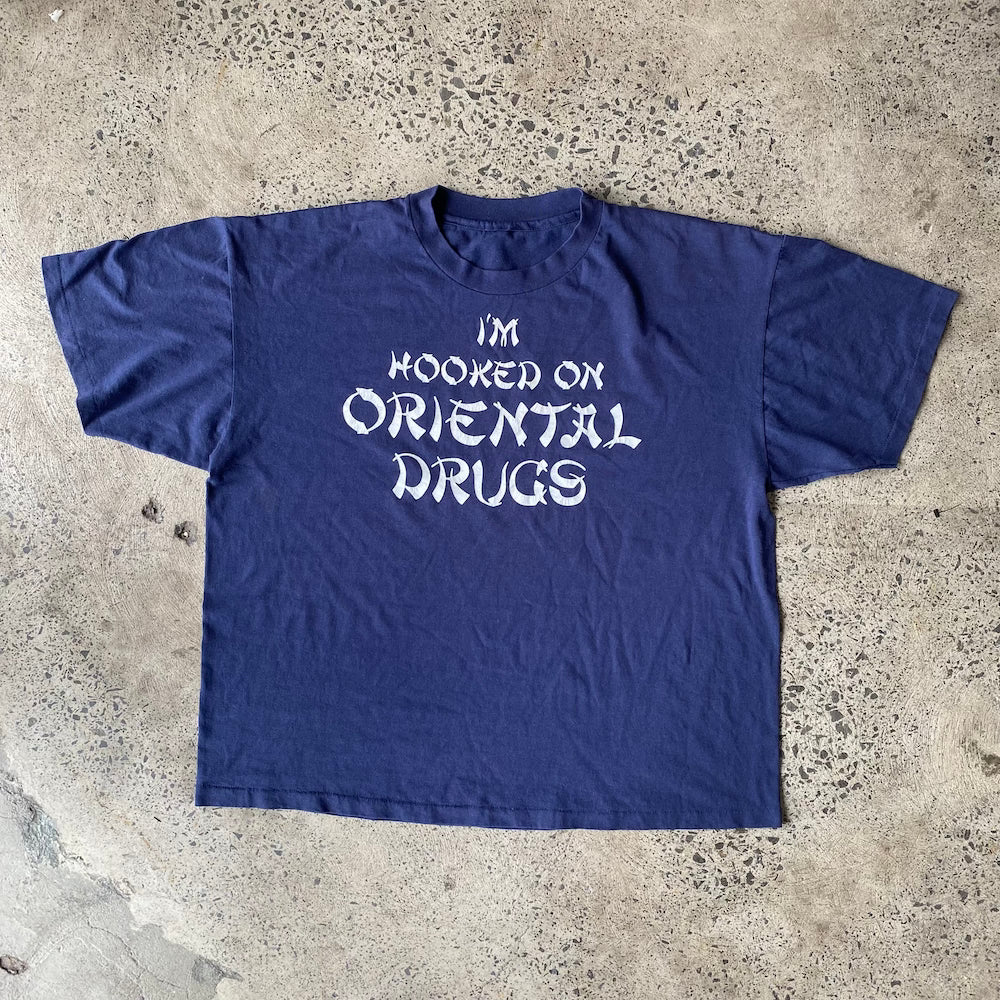 I'm Hooked on Oriental Drugs Old Milwaukee 90s T-shirt