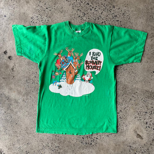 "I said the Schmitt House" 90s Christmas Shirt