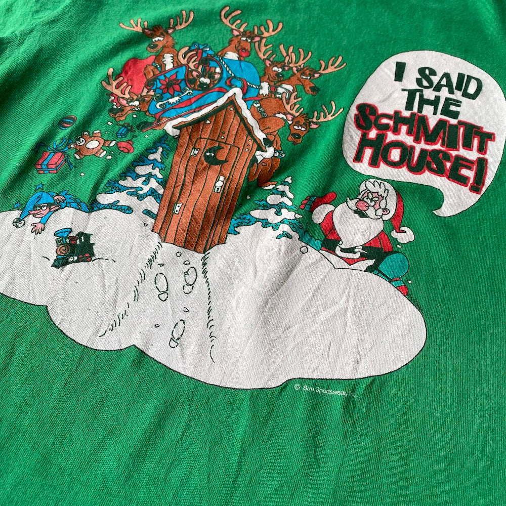 "I said the Schmitt House" 90s Christmas Shirt