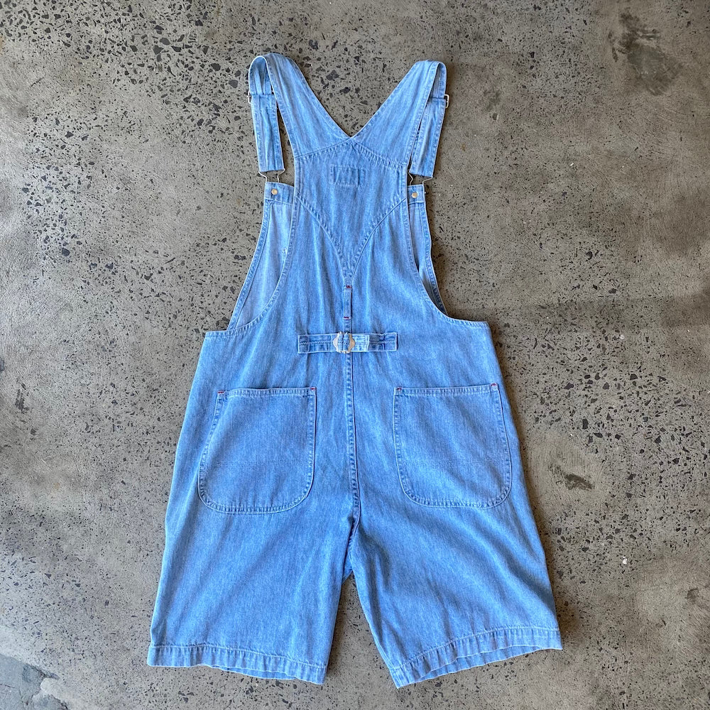 Limited Jeans Denim Blue Short Overalls