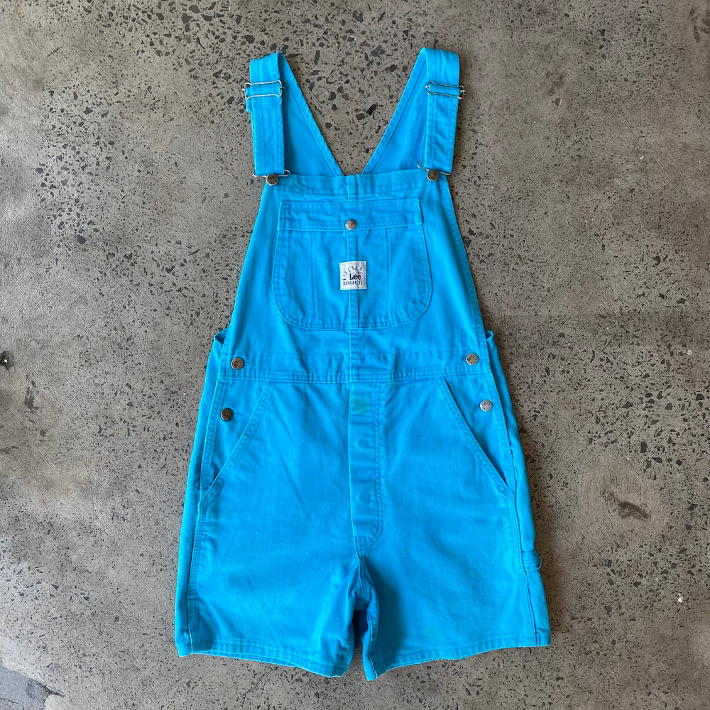 Lee Blue Short Overalls