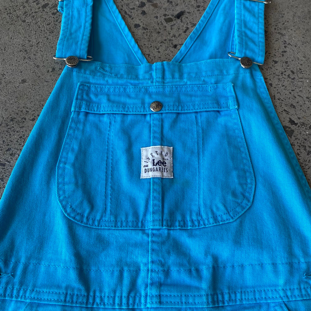 Lee Blue Short Overalls