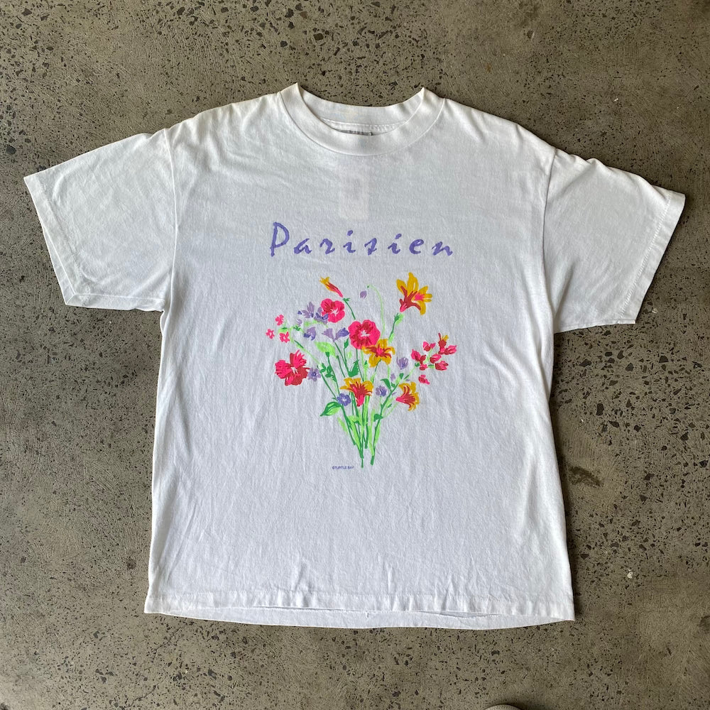 Parisien Flowers Vintage T-shirt