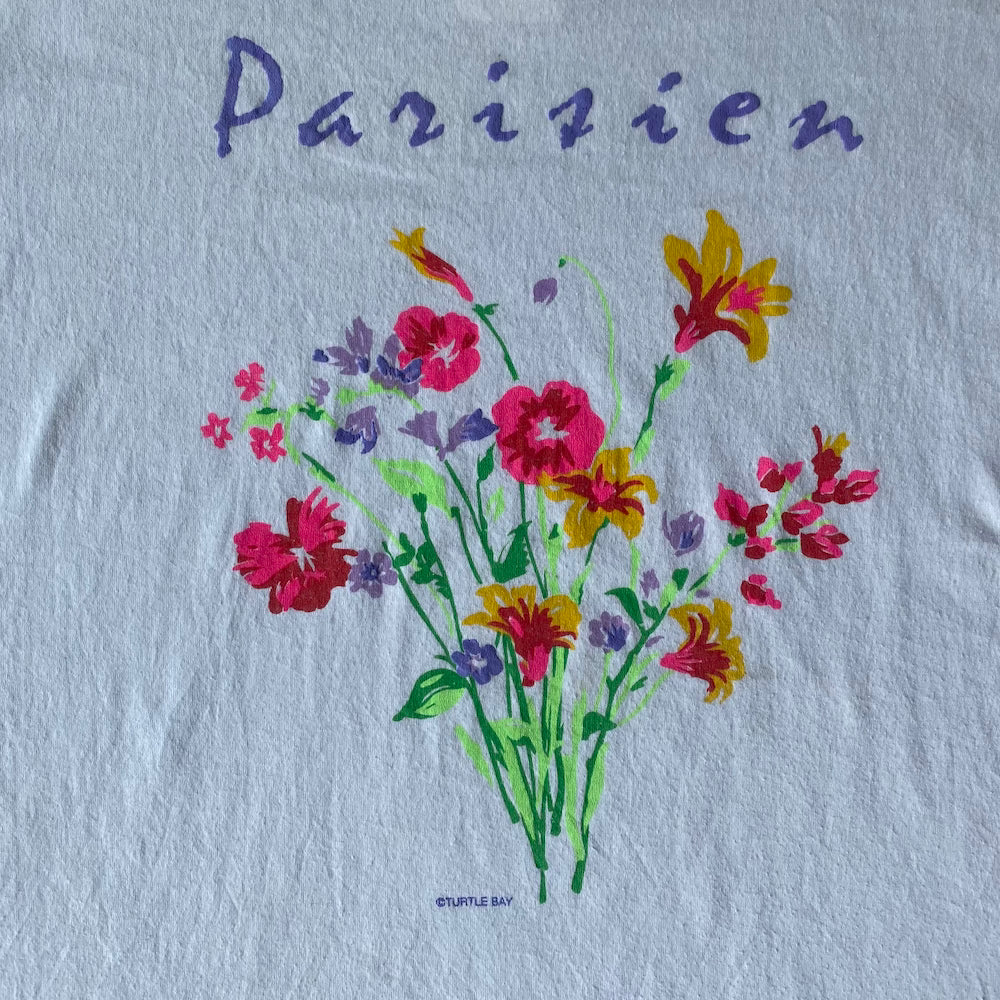 Parisien Flowers Vintage T-shirt