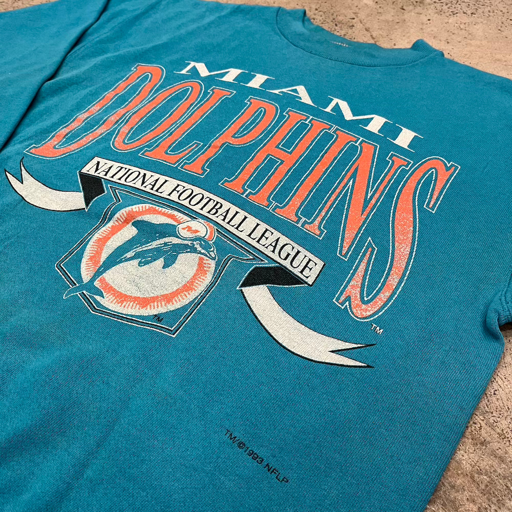 Miami Dolphins 1993 Logo 7 Vintage Sweater