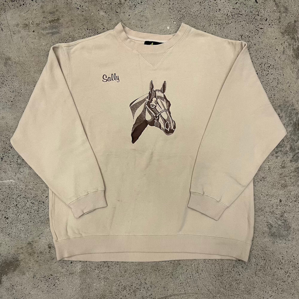 Embroidered Horse "Sally" Vintage Sweater