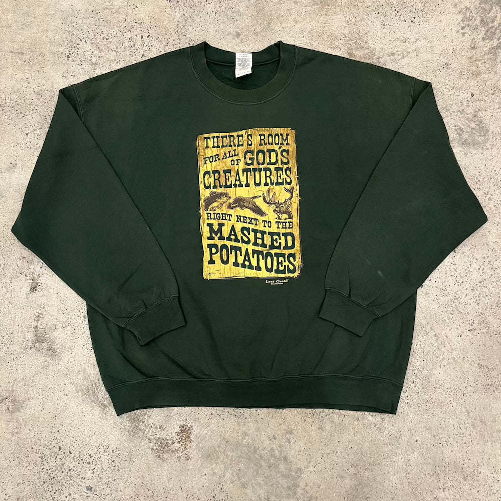 Gods Creatures & Mashed Potatoes Vintage SWeater