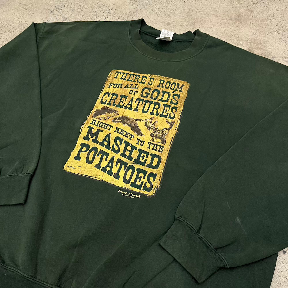 Gods Creatures & Mashed Potatoes Vintage SWeater